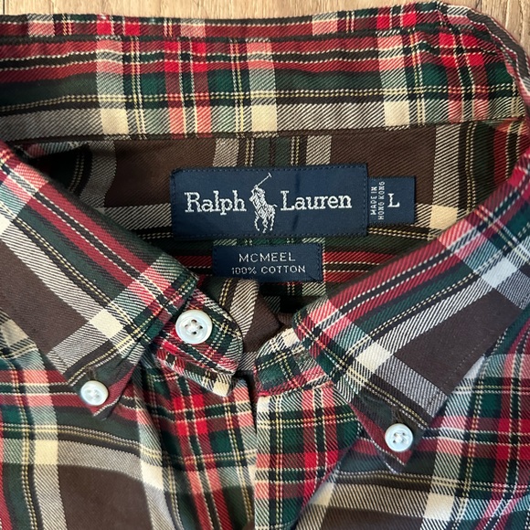 **POLO RALPH LAUREN** vintage McMeel button down SIZE LARGE - Picture 4 of 6